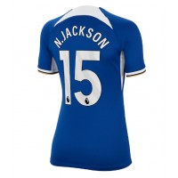 Camisa de time de futebol Chelsea Nicolas Jackson #15 Replicas 1º Equipamento Feminina 2023-24 Manga Curta